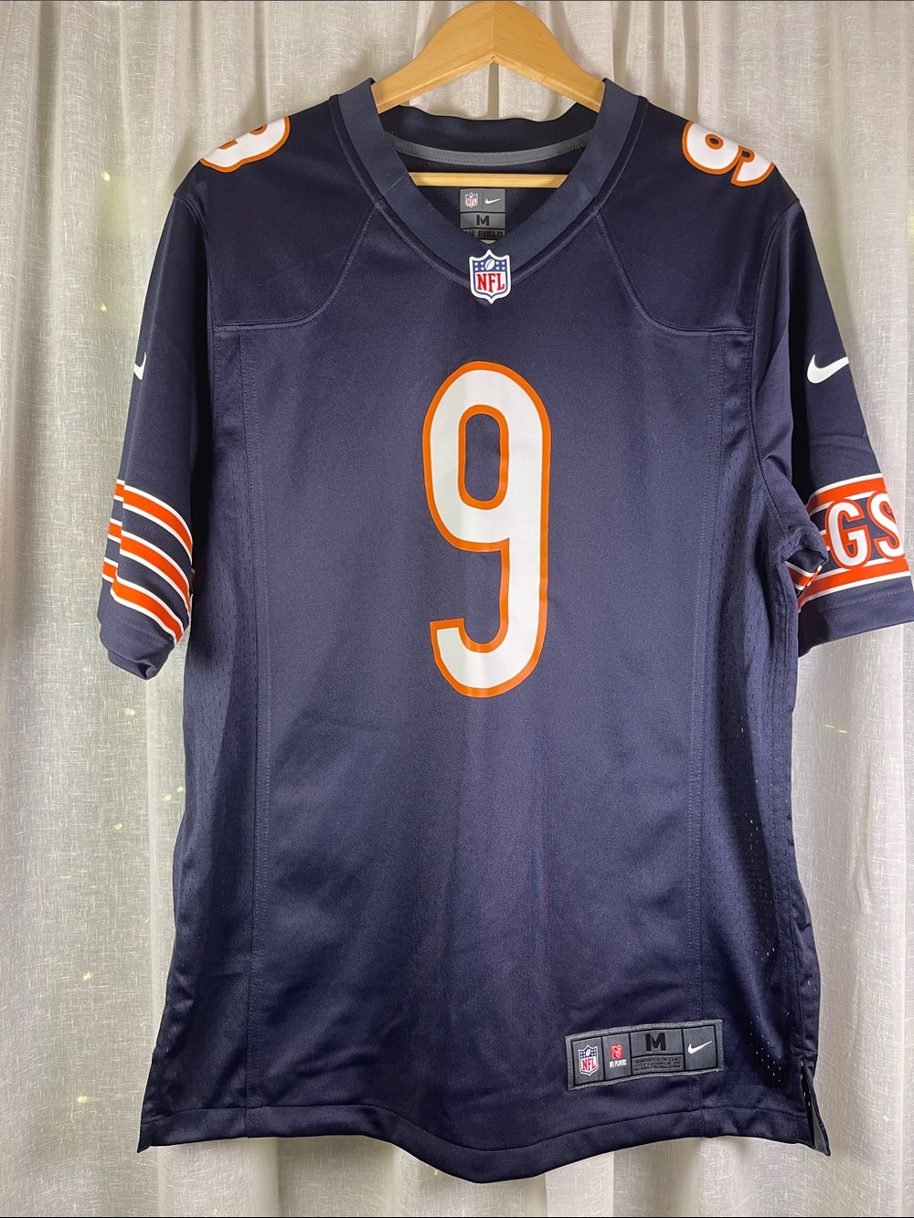 Nike NFL On Field Men's Chicago Bears #9 Nick Foles Football Jersey